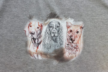 Kresba – tři psi 2